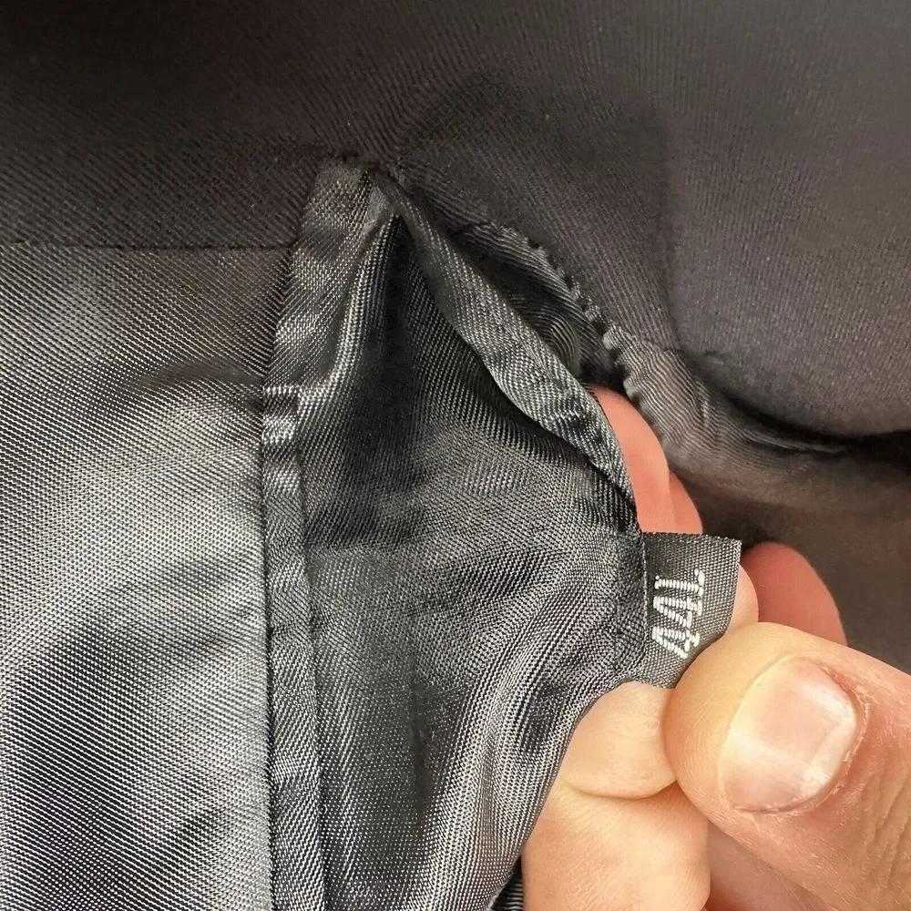 Brooks Brothers Mens Black 346 Fit‎ Wool Three Button Blazer Coat 44L